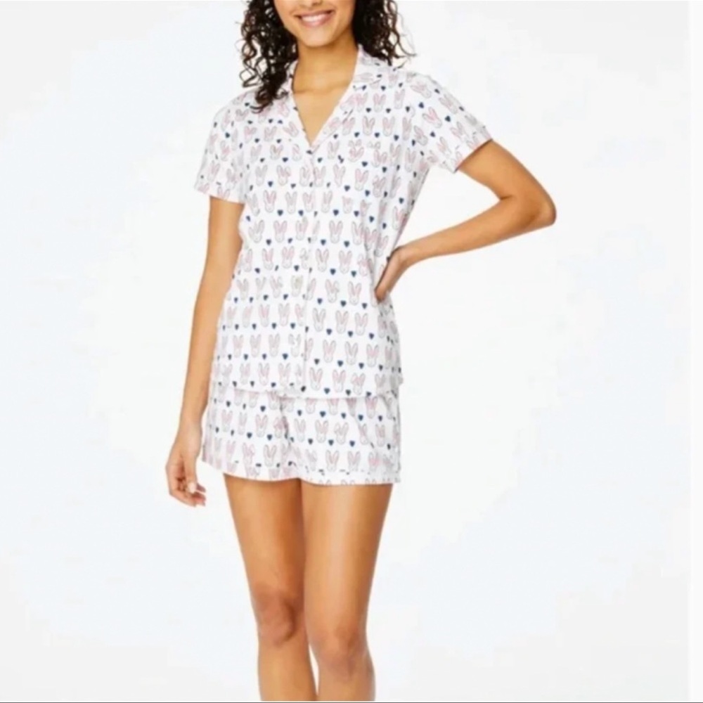 Roller Rabbit Love Bunny Polo Pajamas